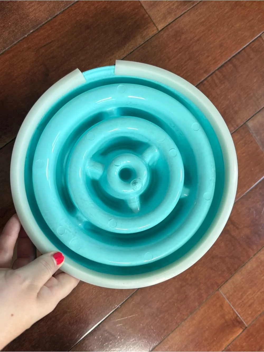 Slowly Bowly - Fun Interactive Dog Dish for Fast Eaters, Stops Choking and Bloat